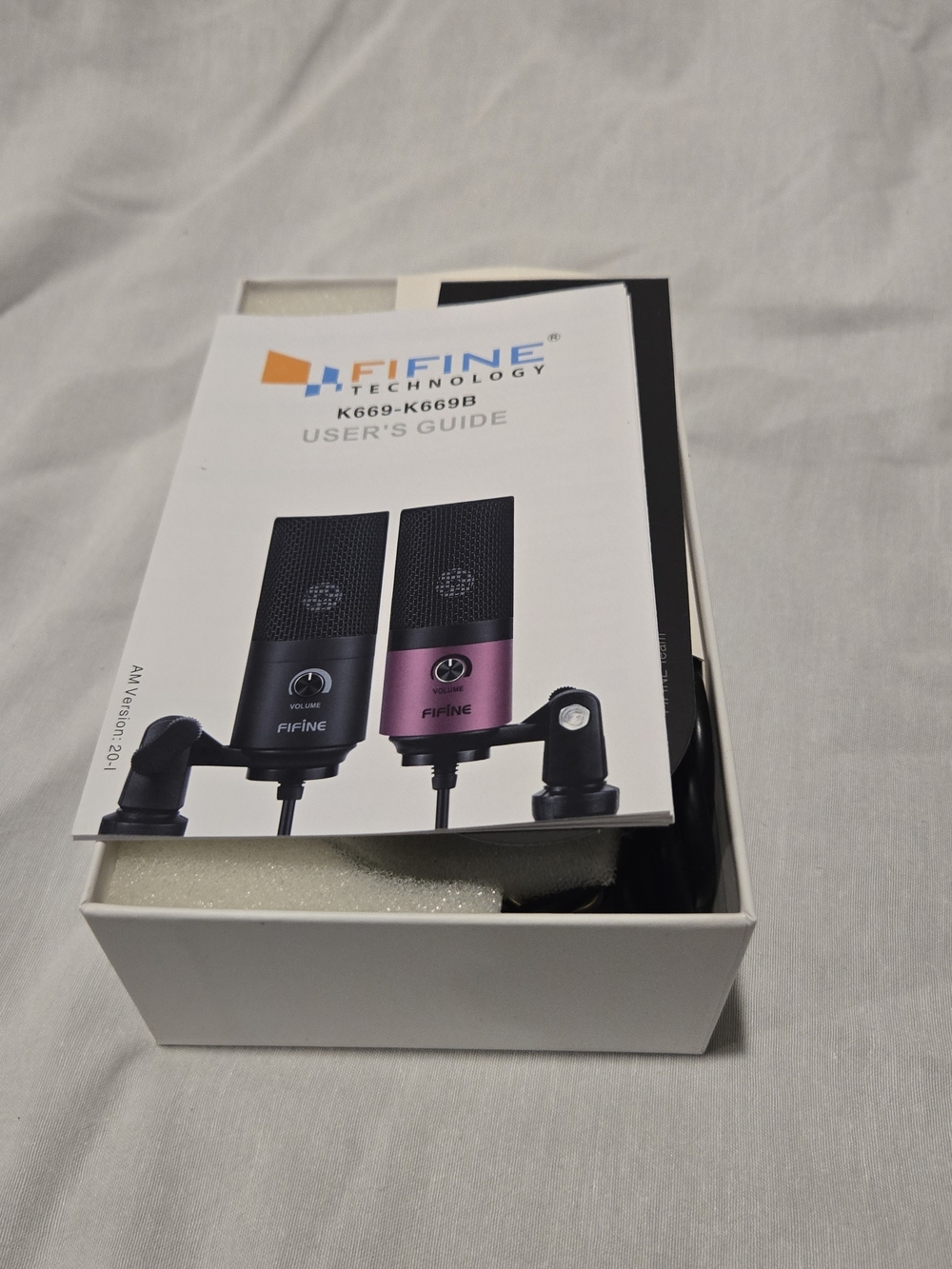 FIFINE K669B Pink USB Microphone Brand New In Box NIB Gaming Podcast Cute Desk